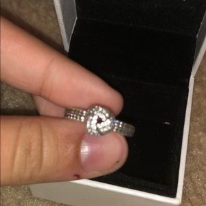 Pandora knot ring silver brand new